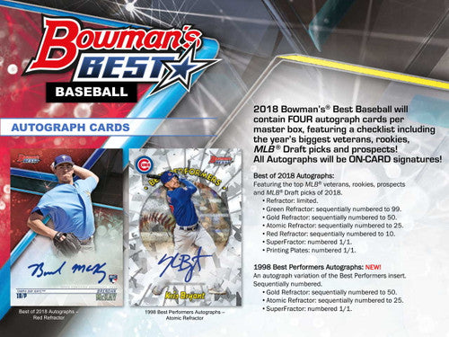 2018 Bowman's Best Baseball Hobby Box