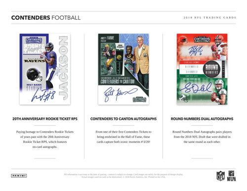 2018 Panini Contenders Football Hobby Box