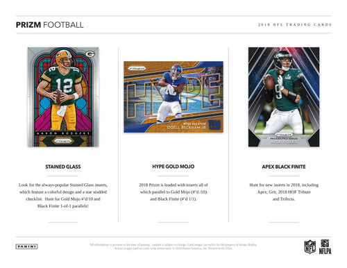 2018 Panini Prizm Football Hobby Box