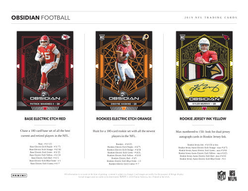 2019 Panini Obsidian Football Hobby Box