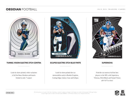 2019 Panini Obsidian Football Hobby Box