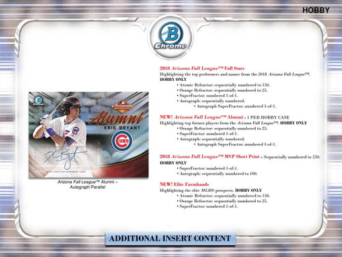 2019 Bowman Chrome Baseball Hobby Box