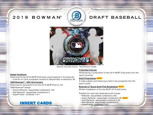 2019 Bowman Draft Baseball Hobby Super Jumbo Box