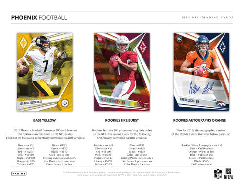 2019 Panini Phoenix Football Hobby Box