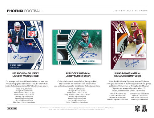 2019 Panini Phoenix Football Hobby Box