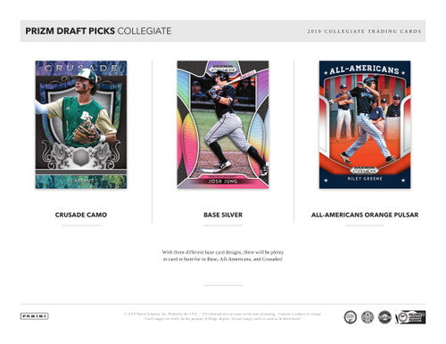 2019 Panini Prizm Collegiate Draft Picks Baseball Hobby Box