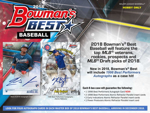 2018 Bowman's Best Baseball Hobby Box