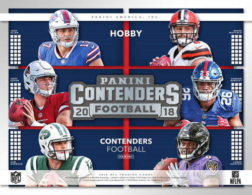 2018 Panini Contenders Football Hobby Box