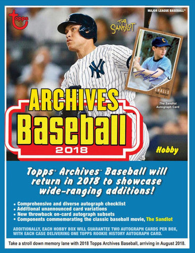 2018 Topps Archives Baseball Hobby Box