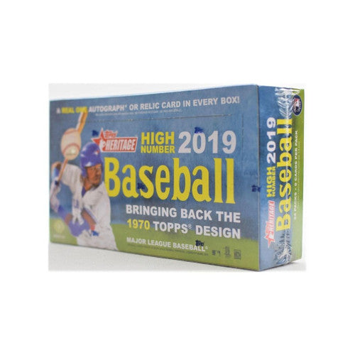 2019 Topps Heritage High Number Baseball Hobby 12 Box Case