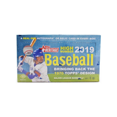 2019 Topps Heritage High Number Baseball Hobby 12 Box Case
