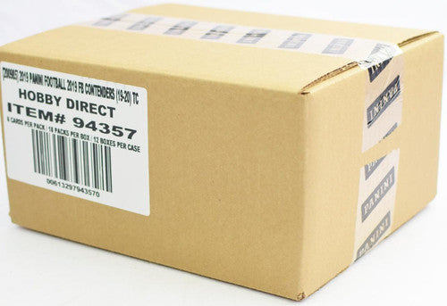 2019 Panini Contenders Football Hobby 12 Box Case