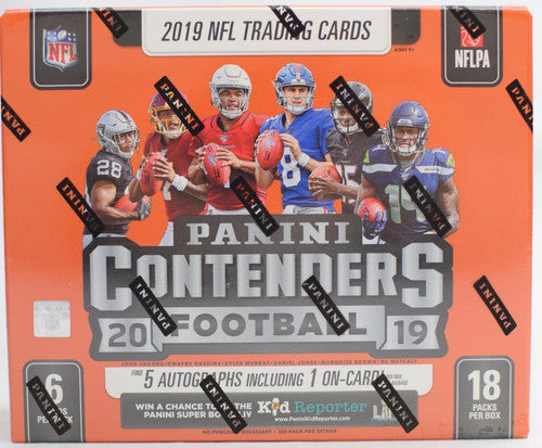 2019 Panini Contenders Football Hobby 12 Box Case