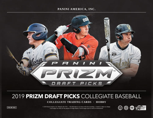 2019 Panini Prizm Collegiate Draft Picks Baseball Hobby Box