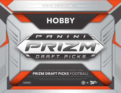 2019 Panini Prizm Collegiate Draft Picks Football Hobby Box