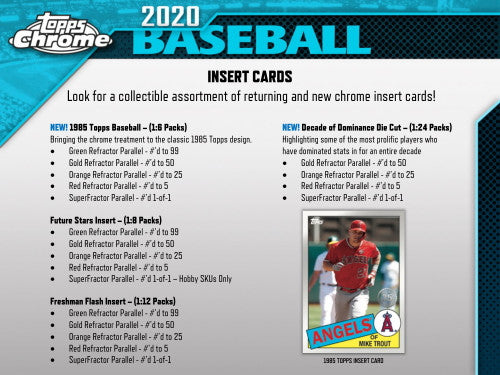 2020 Topps Chrome Baseball Jumbo HTA 8 Box Case