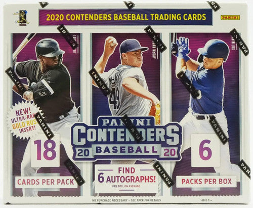2020 Panini Contenders Baseball Hobby 12 Box Case