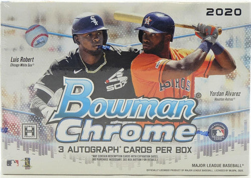 2020 Bowman Chrome Baseball HTA Choice Jumbo Box