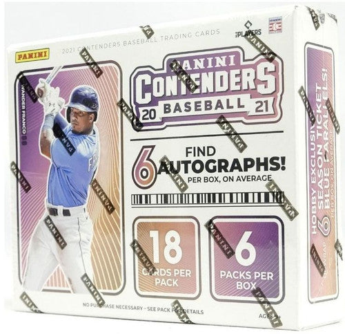 2021 Panini Contenders Baseball Hobby 12 Box Case