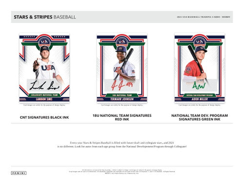 2021 Panini Stars and Stripes Baseball Hobby 20 Box Case
