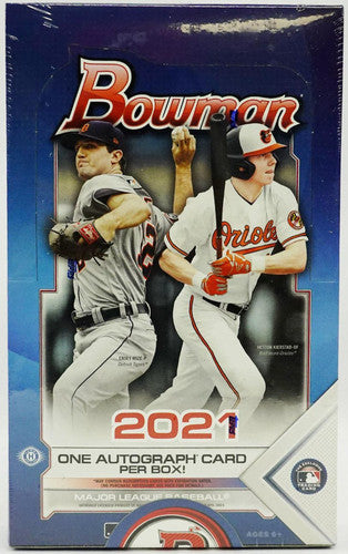 2021 Bowman Baseball Hobby 12 Box Case