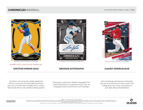 2021 Panini Chronicles Baseball Hobby Box