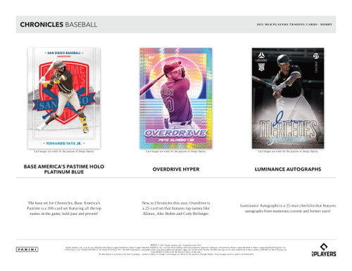 2021 Panini Chronicles Baseball Hobby Box