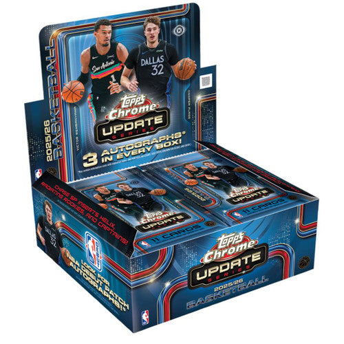 2025/26 Topps Chrome Update Series Basketball Jumbo Box