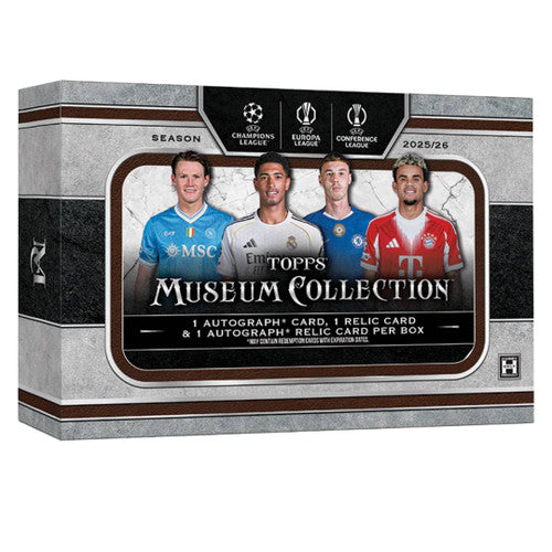 2025/26 Topps UEFA Club Competitions Museum Collection Soccer Hobby Box