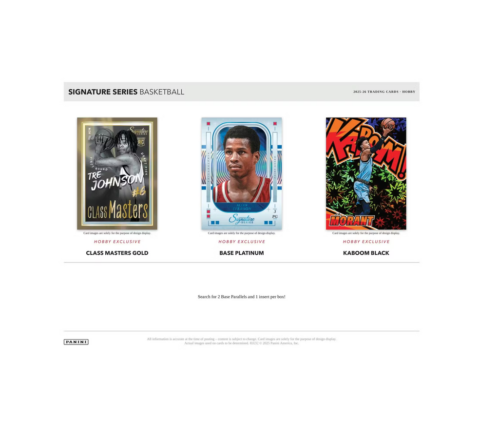 2025-26PaniniSignatureSeriesBasketballHobbyBox3