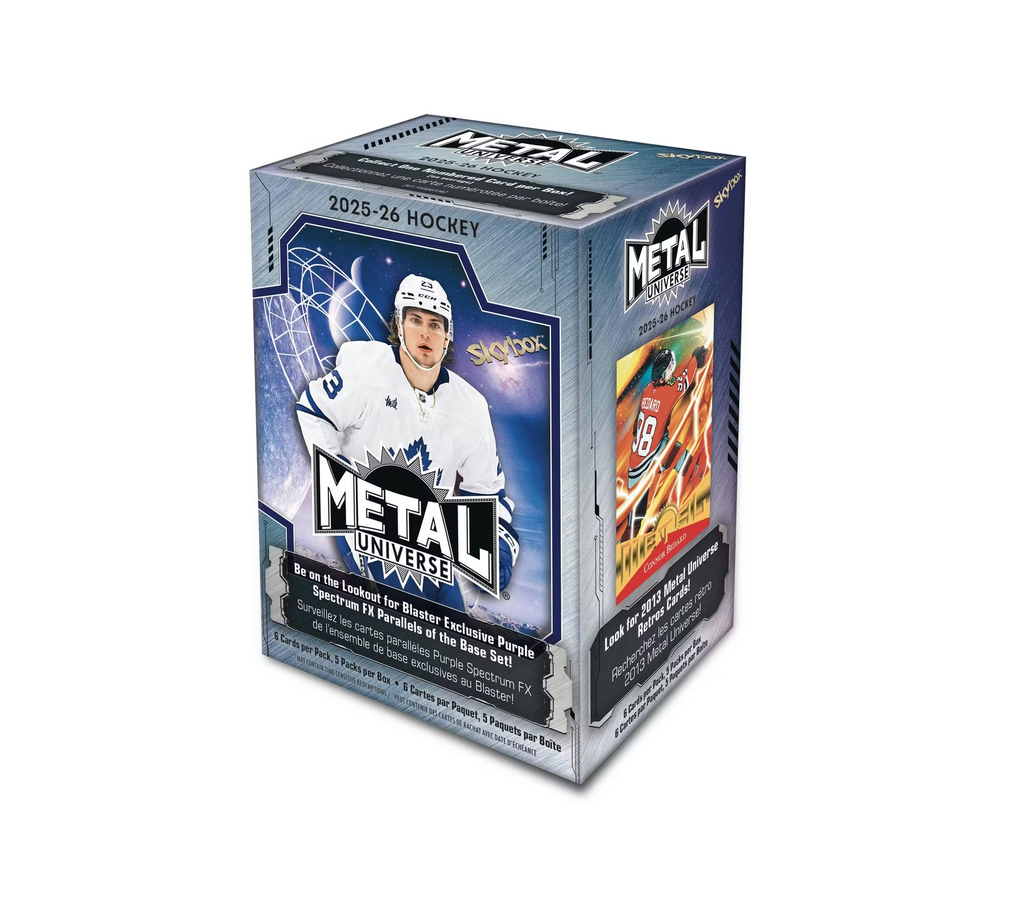 2025-26UpperDeckSkyboxMetalUniverseHockeyBlasterBox1