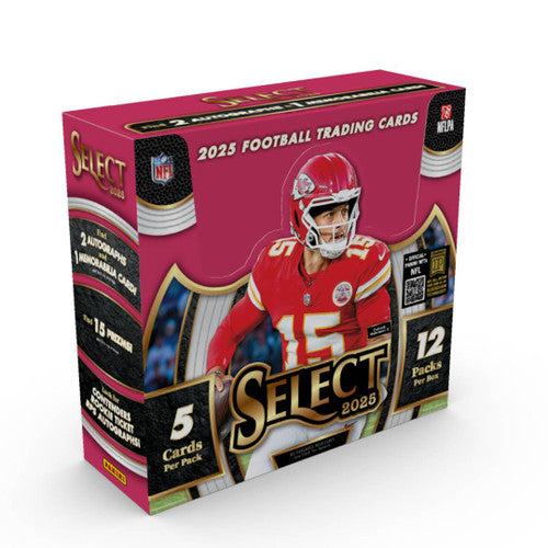 2025 Panini Select Football Hobby 12 Box Case