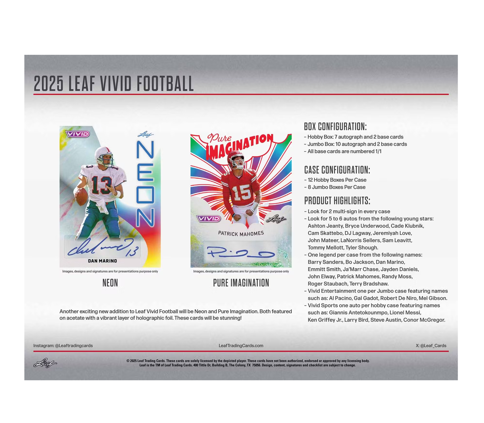 2025LeafVividFootballHobbyBox6-1