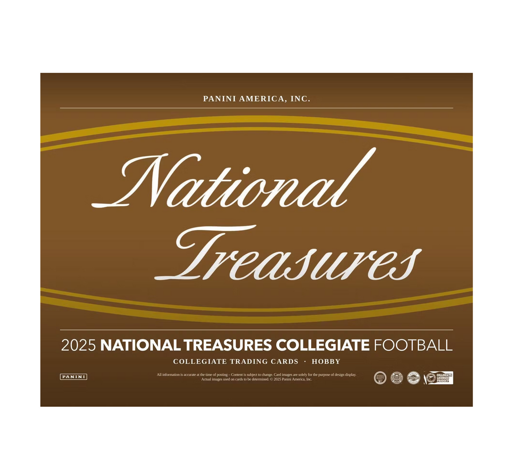 2025PaniniNationalTreasuresCollegiateFootballHobbyBox2