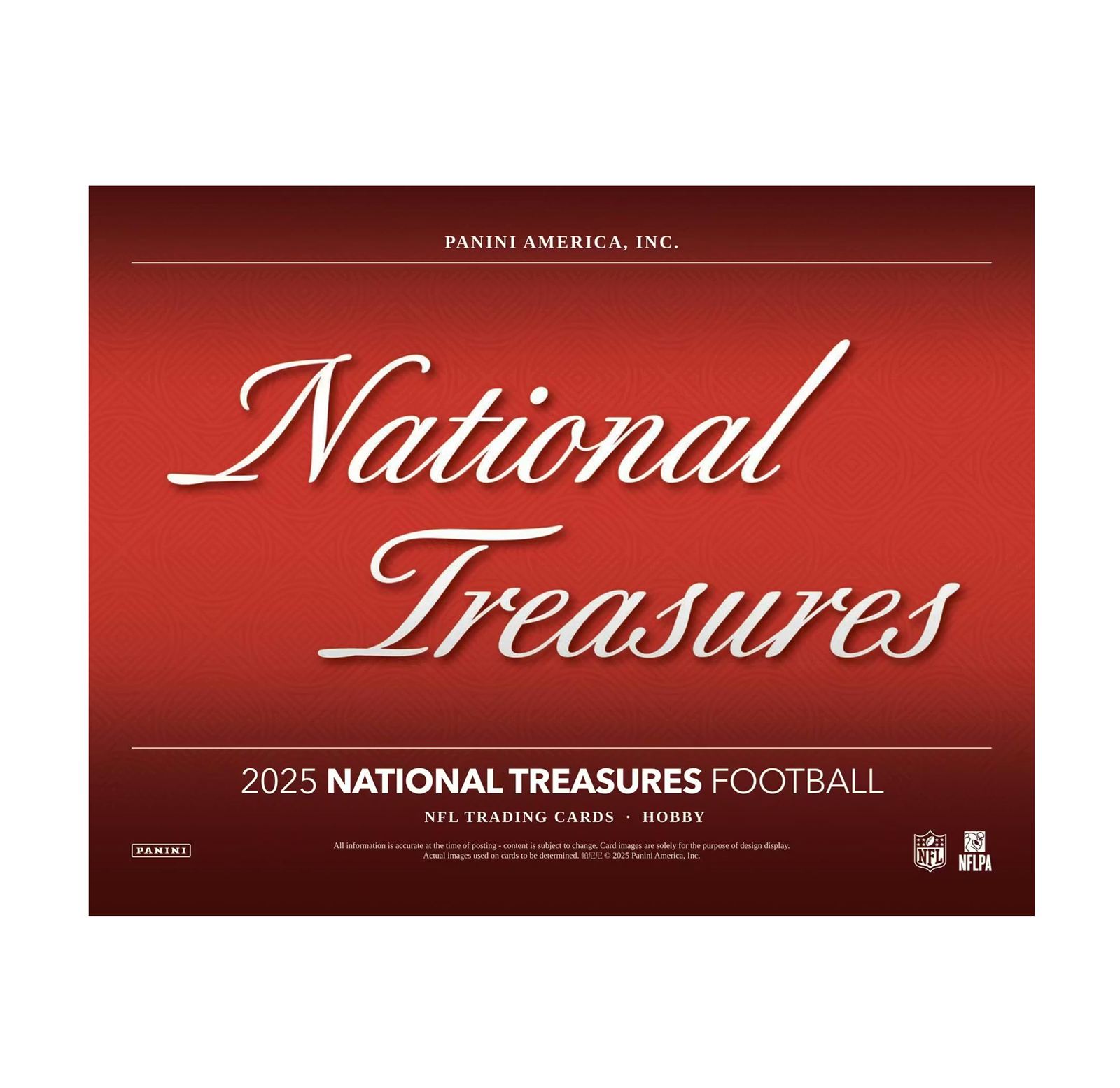 2025PaniniNationalTreasuresFootballHobbyBox2