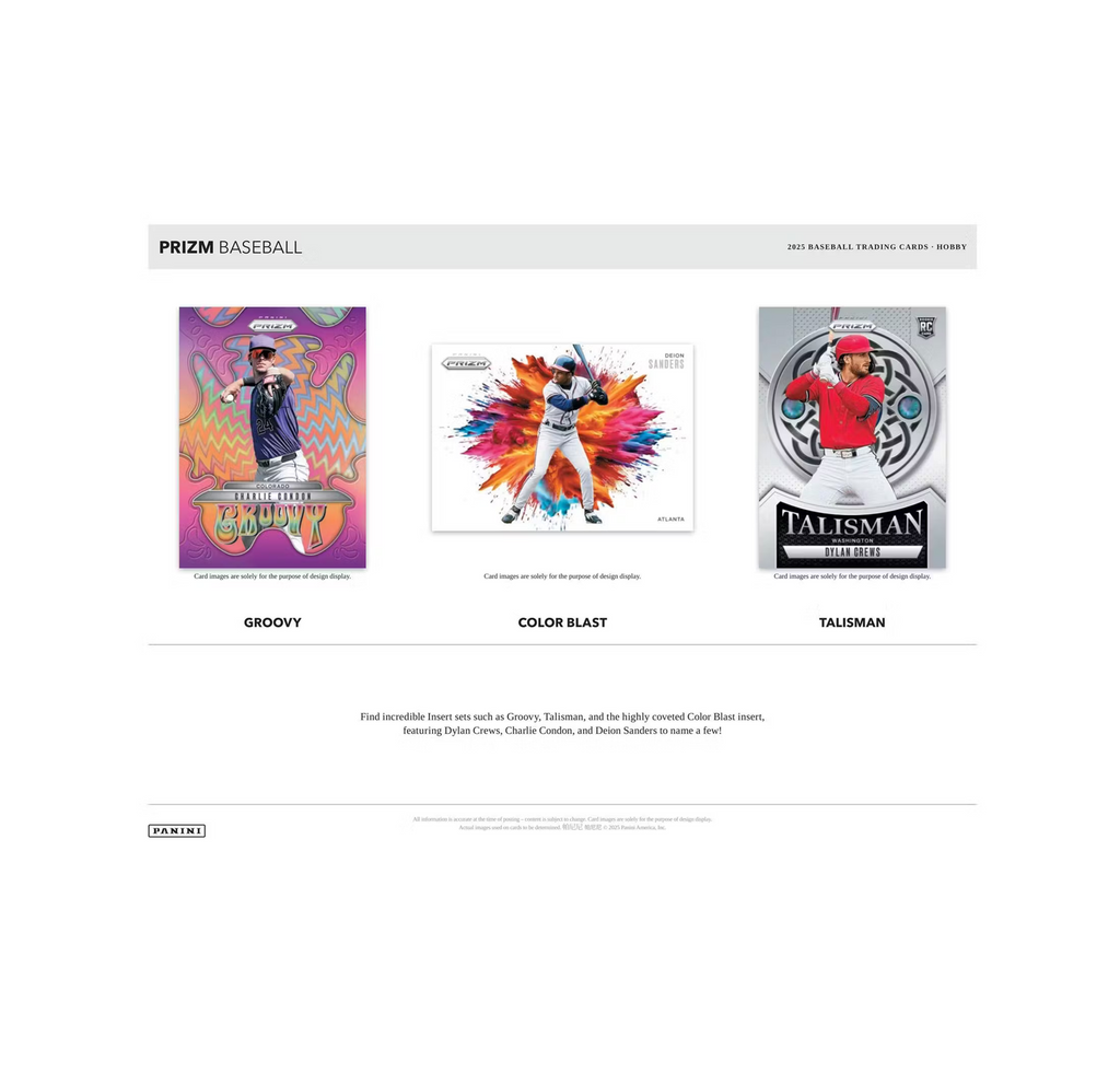 2025PaniniPrizmBaseballHobbyBox4