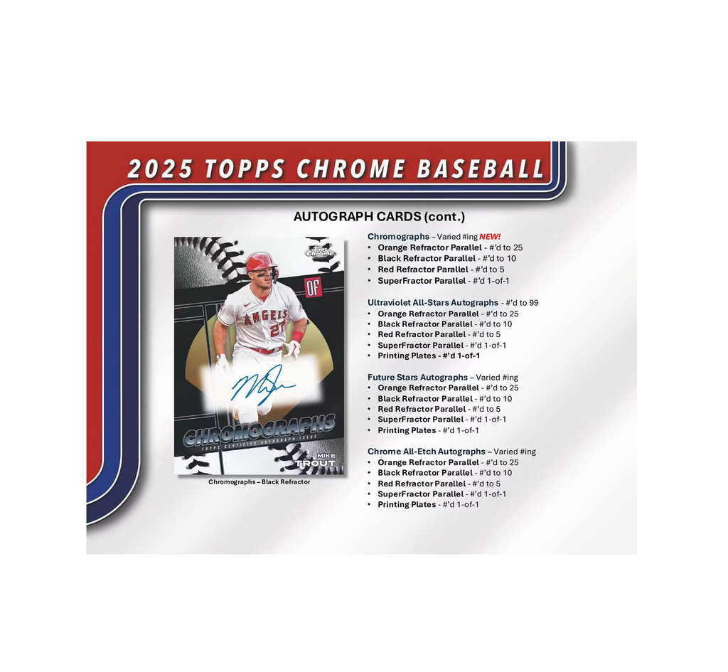 2025ToppsChromeBaseballHobbyBox10