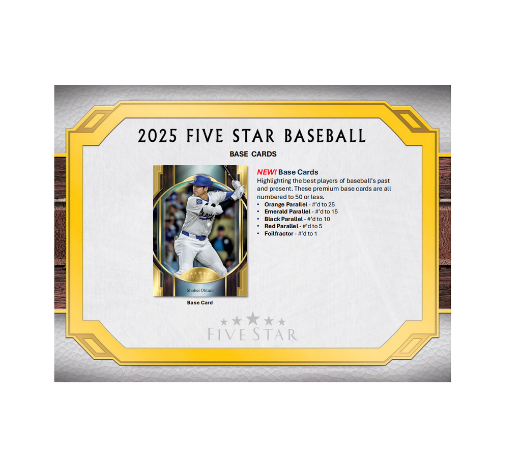 2025ToppsFiveStarBaseballHobbyBox2