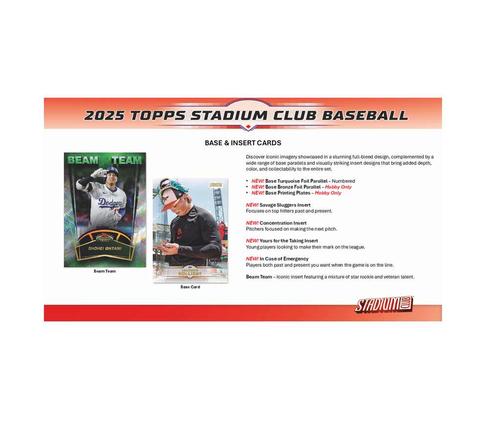2025ToppsStadiumClubBaseballHobbyBox2