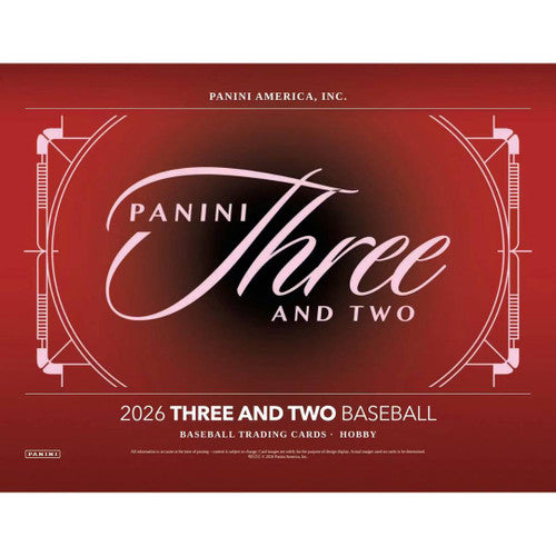 2026 Panini Three And Two Baseball Hobby 10 Box Case