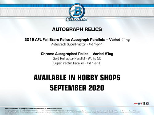 2020 Bowman Chrome Baseball HTA Choice Jumbo Box