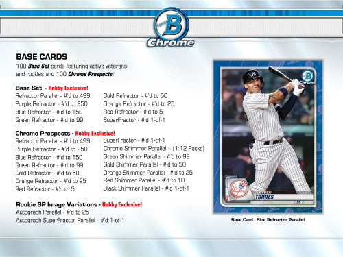 2020 Bowman Chrome Baseball Hobby Box