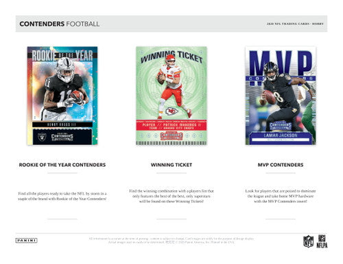 2020 Panini Contenders Football Hobby Box