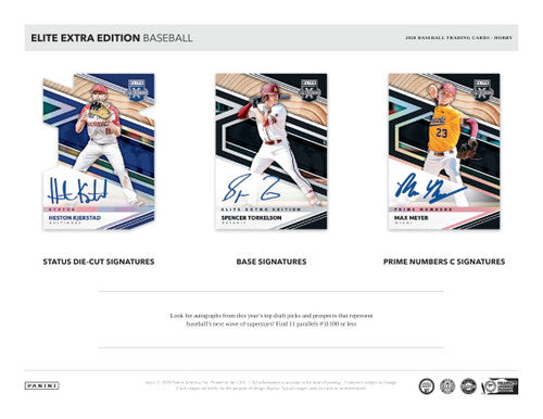 2020 Panini Elite Extra Edition Baseball Hobby Box