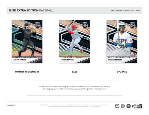 2020 Panini Elite Extra Edition Baseball Hobby Box