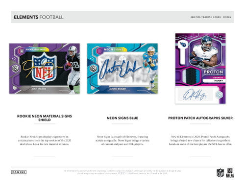 2020 Panini Elements Football Hobby Box