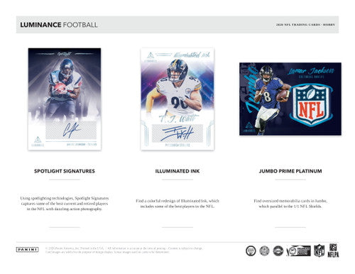 2020 Panini Luminance Football Hobby Box