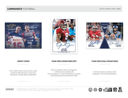 2020 Panini Luminance Football Hobby Box