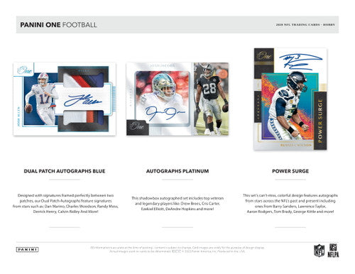 2020 Panini One Football Hobby Box