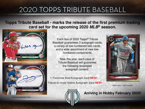2020 Topps Tribute Baseball Hobby 6 Box Case